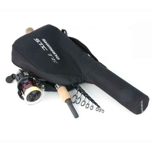 Spiningas Kelioninis STC Spin AX Mini Tele Shimano + dėklas transportavimo ilgis 30cm - 40cm 1.80m / 2.10m / 2.40m / 2.70m