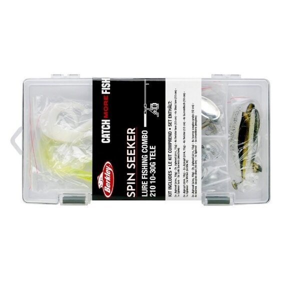 Spiningo komplektas Berkley Tele su ritė + masalai - Image 2