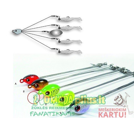 Sukriukė Skėtis Penkių guminukų virtinė Starkių ir Ešerių siaubas