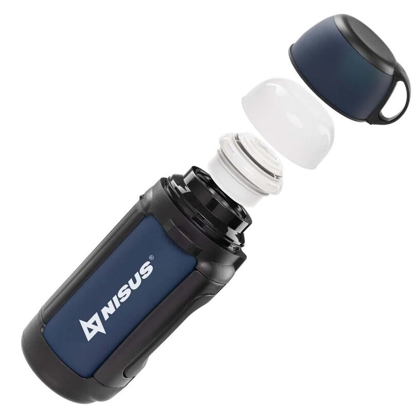 Super Kaina 65eur Termosas Nerūdijančio Plieno Nisus su rankena 1.4L + puodelis Termosas maistui - Image 3