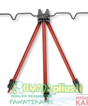 Tripodas 50-110cm Feeder Teleskopinis aliuminis 4-5 meškerėm
