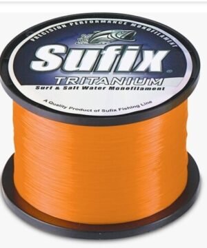 Valas jūrinis Sufix Tritanium Orange Finland Šviečiantis valas 1750m 0.28mm / 1520m 0.30mm / 860m 0.40mm / 455m 0.55mm