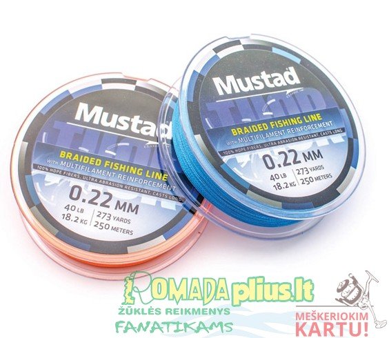 Valas Mustad Thor Braid 110m Orange