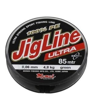Valas Pintas Momoi JigLine Ultra 85m 0.06mm. Made in Japan Avižadrebiui