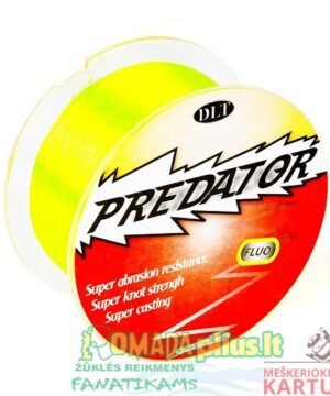 Valas Šviečiantis Predator Fluo turi geltoną fluorescencinę spalvą atsparus dilimui ir labai stiprus