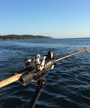 Alternative view of Velkiavimo gervė Downrigger Trolling HOR