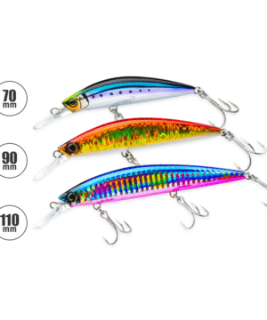 Vobleris lašišai šlakiui DUEL HARDCORE® HEAVY MINNOW SINKING Japan 70mm / 90mm Yo-zuri