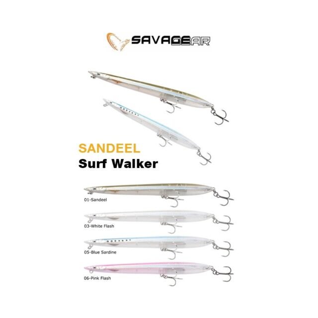 Vobleris SG Sandeel Surf Walker 180mm - Image 2