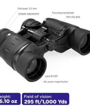 Alternative view of Žiūronai Zoom 12x42 Hunter Black + Dėklas