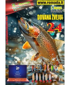 DOVANA ŽVEJUI Žvejybos Masalų Rinkinys 24vnt Staigmena Žvejybos Masalai įvairiems žūklės būdams
