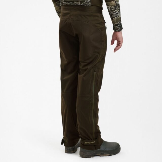 Kelnės Nuo Lietaus Deerhunter Rain Medžioklinė Ruda Apranga Medžiotojui DEER-TEX® 100% atsparus vandeniui Lengvos - Image 4