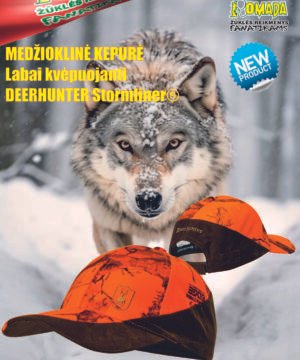Medžioklinė Kepurė su Snapelius DEERHUNTER Orange