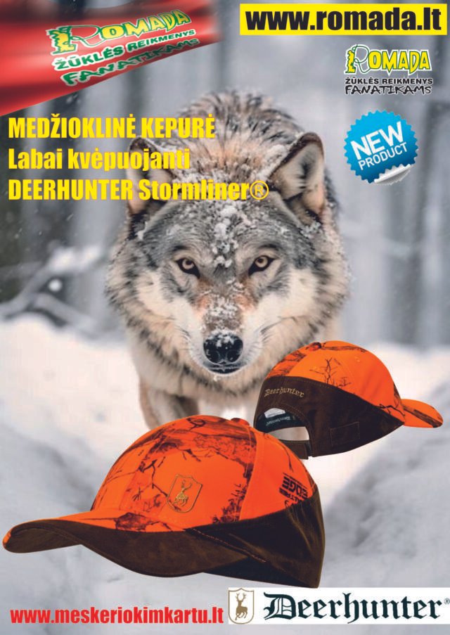 Medžioklinė Kepurė su Snapelius DEERHUNTER Orange