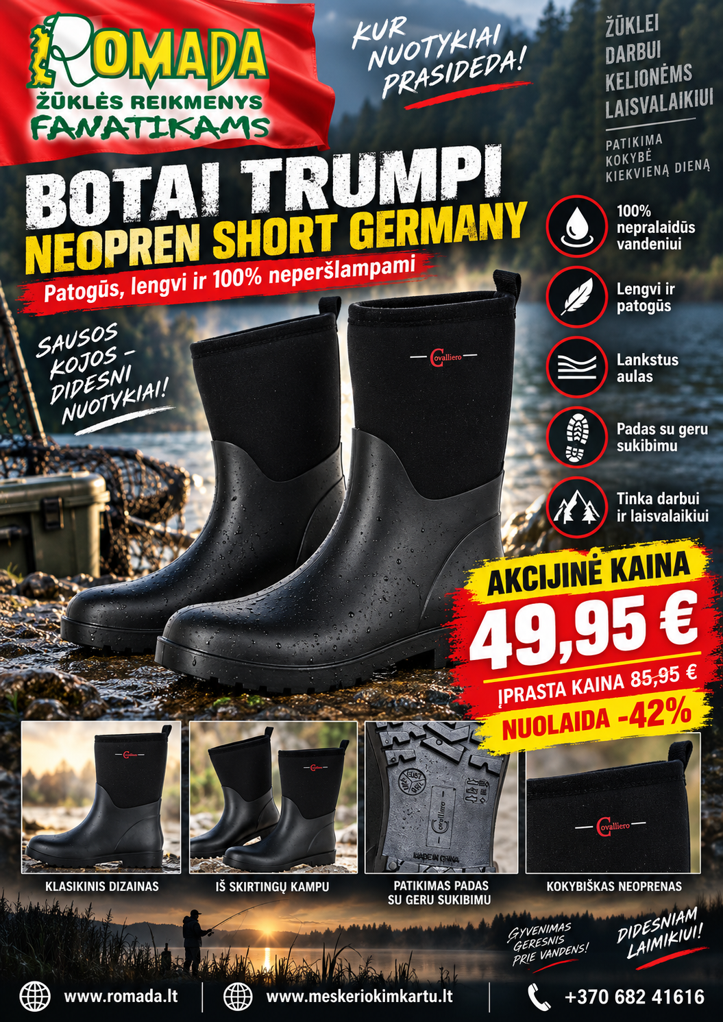 -42% Super Kaina 49eur Botai trumpi Neopren SHORT GERMANY