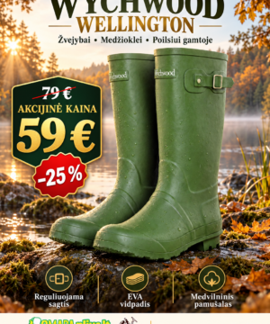 -25% Super Kaina 59eur Botai su sagtimi Wellington Wychwood Angliška Kokybė! Medžioklei Žvejybai arba Poilsiui gamtoje Nepakeičiami