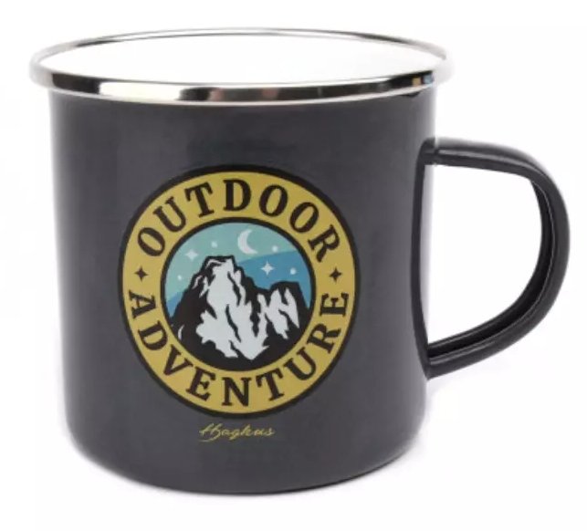 Gera Dovana Suomiškas Turistinis Puodelis Kaltas vokiškas plienas Emaliuotas Nedūžtantis - Image 2