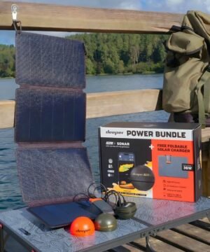 Super Naujiena CHIRP+3 DEEPER Komplektas Echolotas Deeper Chirp Plus 3+ žuvų ieškiklio saulės baterijų maitinimo rinkinys