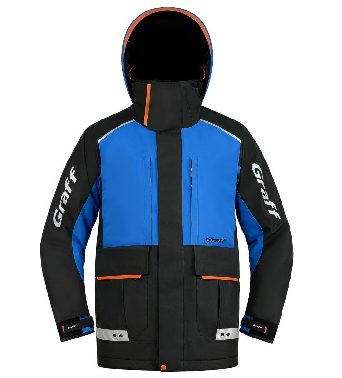 -28% Super Kaina 449eur Kostiumas Žieminis Neskęstantis Naujausia (3.0 Versija) EDITION GRAFF FLOAT GUARD NESKĘSTANTIS 2 DALIŲ KOSTIUMAS WARM GUARD Norvegijai ir ant Ledo juodai mėlynas - Image 5