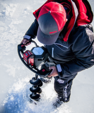 Super Kaina 699eur Galingiausias RAPALA Elektrinis Ledo Grąžtas Lithium 40V StrikeMaster Combos 200mm Combos