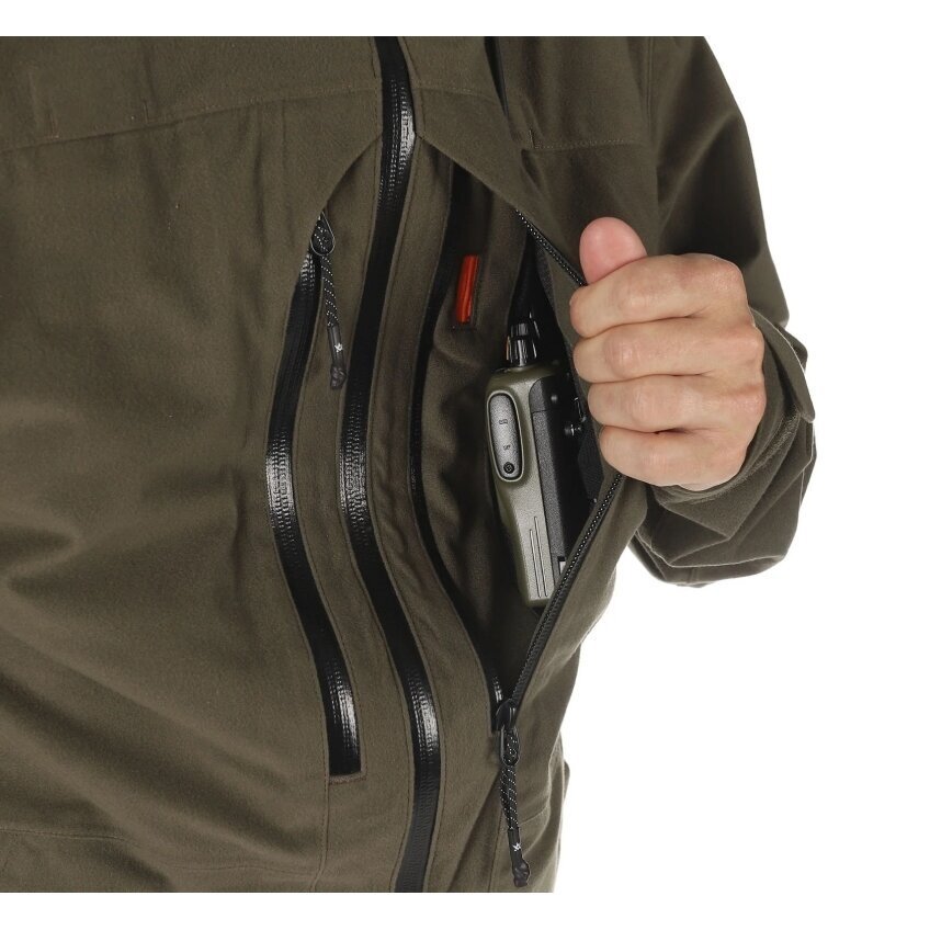 -20% Super Kaina 169eur Striukė ALASKA Extreme Lite nuo vėjo Windstopper Waterproof Membrana 20.000/20.000 Žvejui ir Medžiotojui Tylus Nešlama išorinis audinys - Image 7