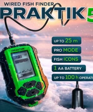 -20% SUPER KAINA 159eur Naujas Praktik 5 Multi-Language Echolotas Sonar Fish Finder Eholots Fish Finder PRAKTIK 5 Multi-Language