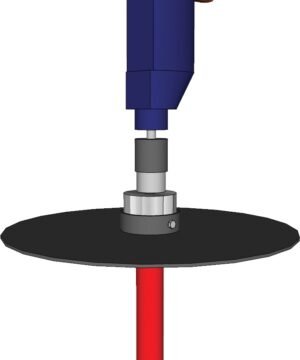 Super Kaina 135eur Naujiena Komplektas Grąžtas ledui su Adaptorium į Drelę FINN Red 175mm