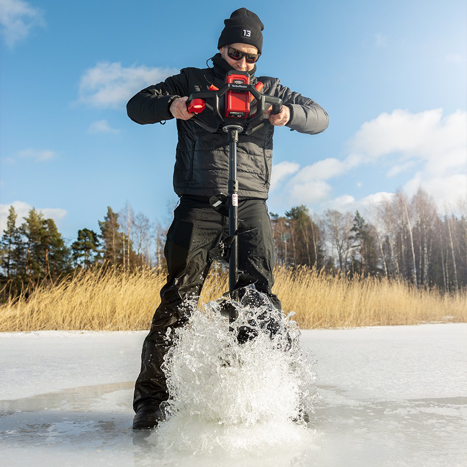 STRIKEMASTER MAVEN 40V COMBO Rapala Akumuliatorinis ledo grąžtas su baterija ir įkrovikliu