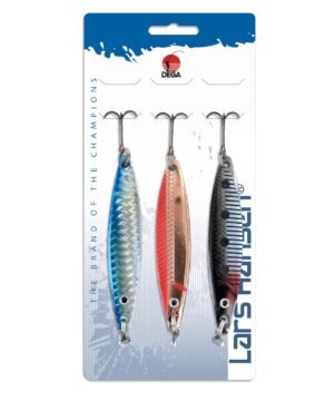 Blizgių komplektas Lašišoms Seatrout 3vnt Blizgės tinka Vėjažuvėms, Lašišoms, Šlakiams ir Lydekoms Set-3