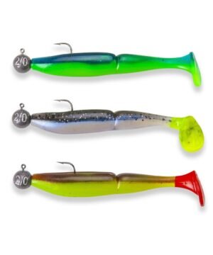 Riperių su Jigu komplektas Lydeka 12.5cm 14g 3vnt N3