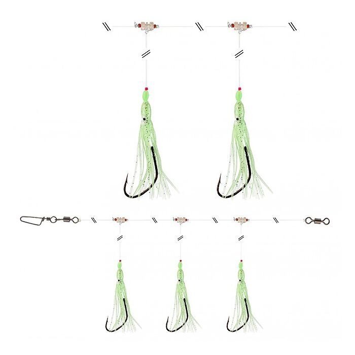 Sistema jūrinė Menkė Daiwa Grandwave Glow Octopus Fosfo - Image 2