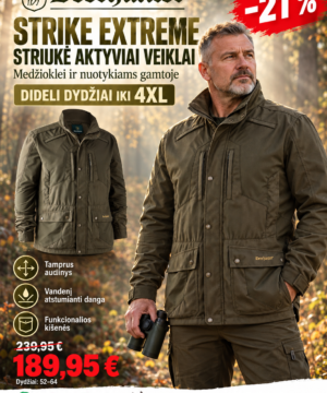 -21% Super kaina 189eur Striukė Medžioklinė aktyviai veiklai lauke Strike Extreme Deerhuter Dideli dydžiai