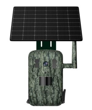 Super kaina 168eur Stebėjimo kamera HUNTERA LiveCam 4.0 Pro 2 su saulės baterija Medžioklėje Nepakeičiama ir Apsaugai