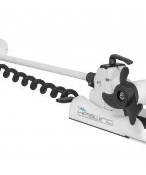 Super Kaina 1025eur Naujas Baltas GPS Inkaras Elektrinis VALTIES VARIKLIS HASWING CAYMAN B 55LBS Koja 137cm  Gen 1.6 valdomas Telefonu arba Planšete arba pulteliu su inkaravimo migtuku