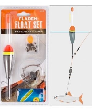 Plūdės Pilnas Rinkinys Lydekų Starkių Ešerių Lynų Karpių Karšių žūklei 12gr