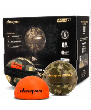 Super Naujiena CHIRP+4 DEEPER Echolotas Smart Sonar Wifi+GPS Chirp+4 Camo Dirptinio Intelekto valdomas 5 Metai Garantija