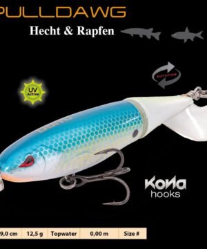 Vobleris Paviršinis ICDOIYO Turbo Prop UV 12g 90mm Japan