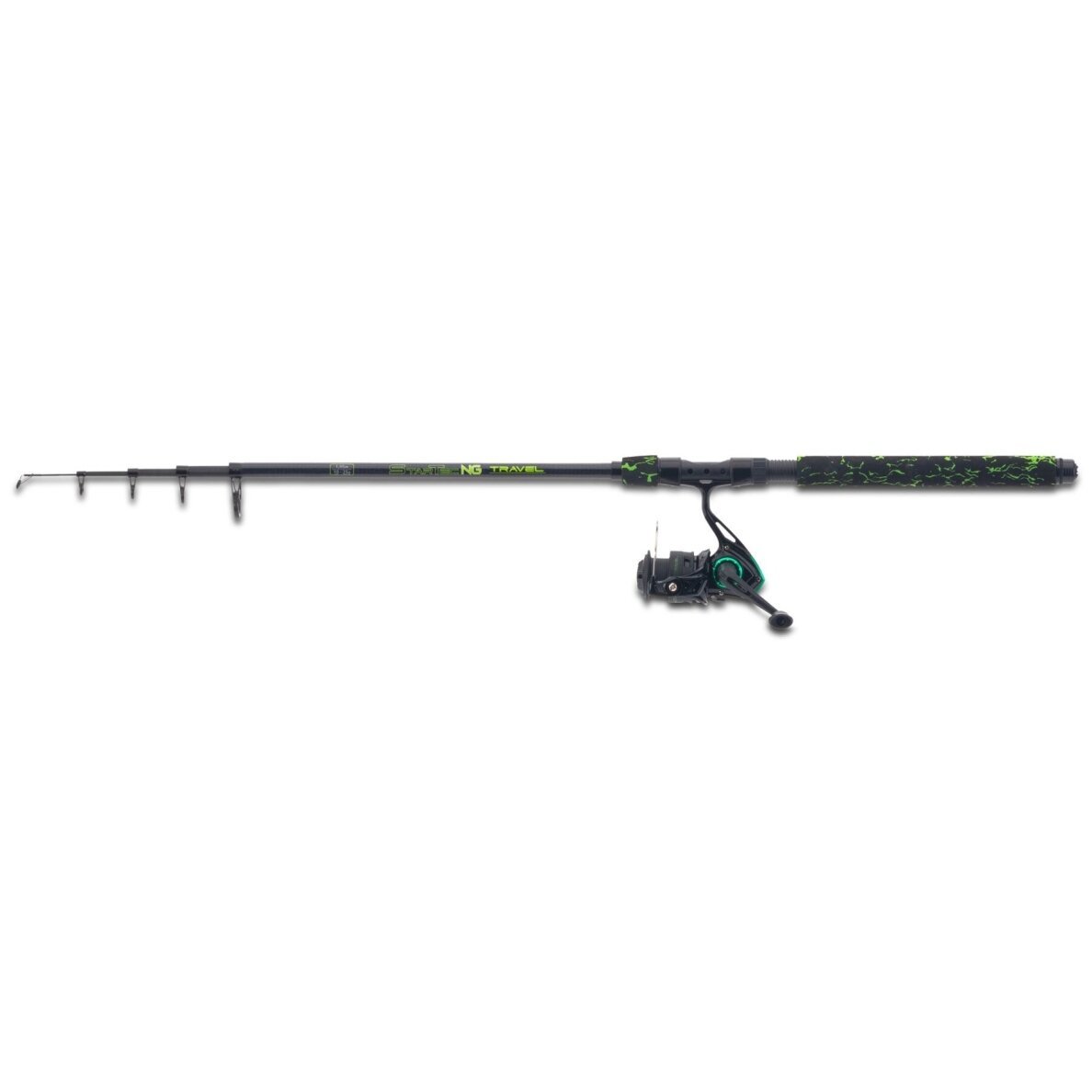 Meškerė su ritė Travel Set nuo 195cm iki 270cm transportavimas 45 - 48cm - Image 2