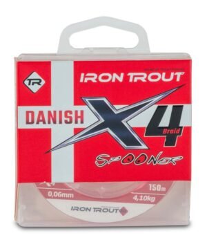 Valas Pintas Danish X4 IRON TROUT Upėtakinis 0.04-0.05mm 150m