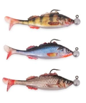 Riperių su Galvakabliais Komplektas Real Shad Kit UV
