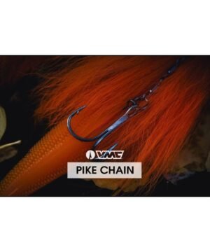 Spiningavimo sistema VMC Pike Chain Rig Black Nickel & Orange UV