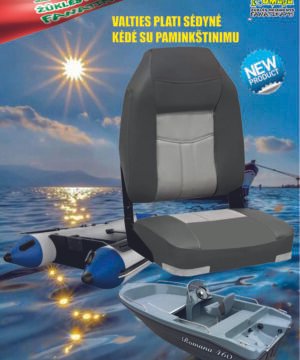 -20% Super Kaina 135eur Kėdė Sėdynė valties Deluxe Aukšto atlošo prabangi valties sėdynė minkšta