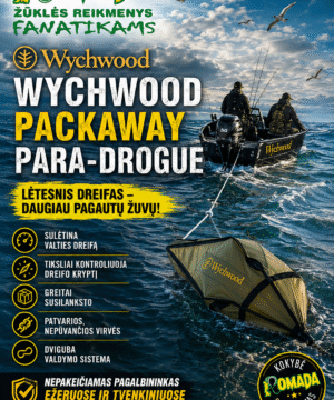 Parašiutas dreifavimo valties su rankinė Wychwood PACKAWAY