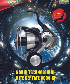 Jūrinė Nauja Ritė DAIWA Certate 24SW 6000-XH 10-guolių made in Japan