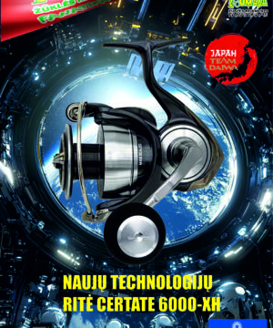 Jūrinė Nauja Ritė DAIWA Certate 24SW 6000-XH 10-guolių made in Japan