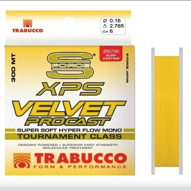 Valas Surf TRABUCCO S-Force Velvet Cast 300m Japan Technology