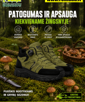 -50% Super Kaina 69eur Žygio ir laisvalaikio batai su BOA sistema – patikimas pasirinkimas gamtoje Žvejyboje Medžioklėje Grybavimui