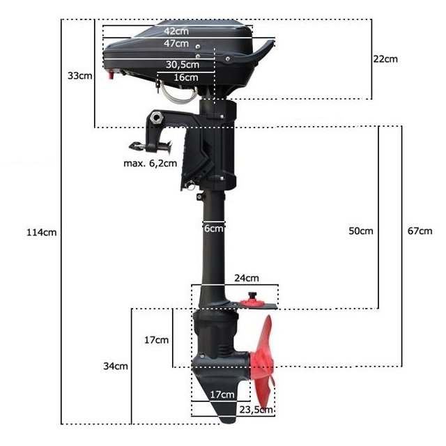Naujiena Elektrinis 10-ARKLIO JĖGOS 300LBS VALTIES VARIKLIS HASWING ARMADA 10F BRUSHLESS TROLLING MOTOR 48V Tinka Jūroje - Image 5