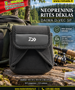 Daiwa Dėklas ritėms neopreninis Dydis Ritės 1000-4000 / 4000-8000 / 8000-20000