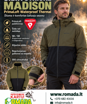 Striukė Šilta Madison Primaloft Waterproof Thermal