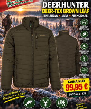 Striukė Deer-Tex Brown Leaf Šilta Deerhuter